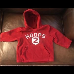 Fleece hooded sweatshirt size 24 months